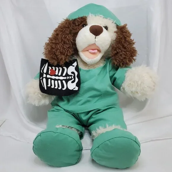 Build a Bear Scruffy Puppy Dog Doctor Surgeon Nurse Radiologist Scrubs 2013 - Picture 14 of 14